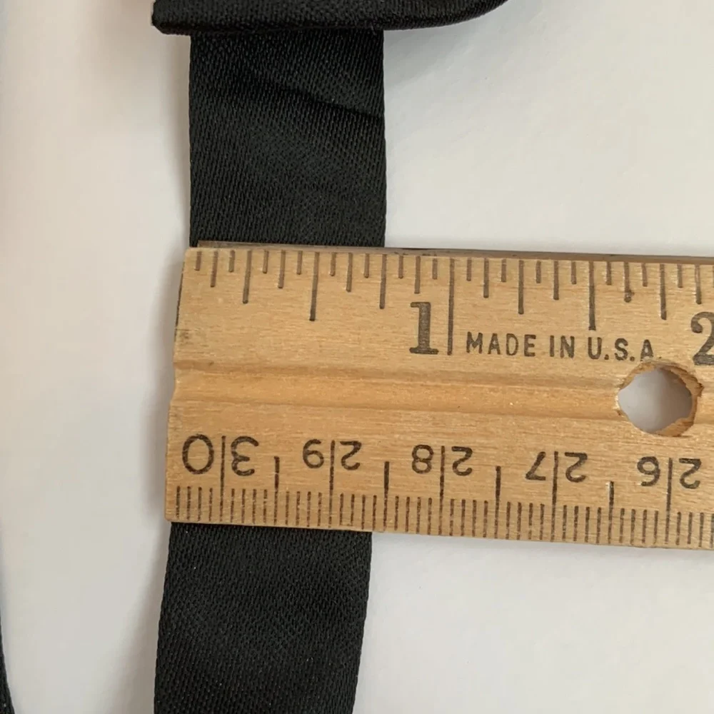Mini Black Pre-tied Bow Tie